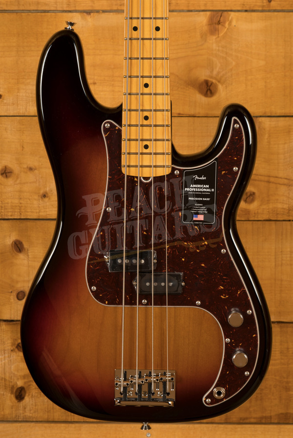 Fender American Professional II Precision Bass | Maple - 3-Colour Sunburst