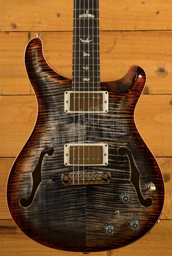 PRS Hollowbody II Piezo - Charcoal Cherryburst