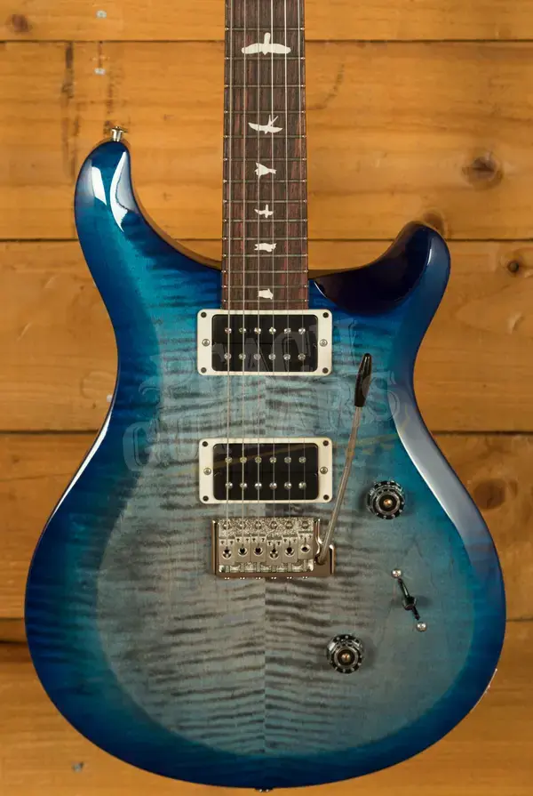 PRS S2 Custom 24 | Faded Grey Black w/Blue Burst