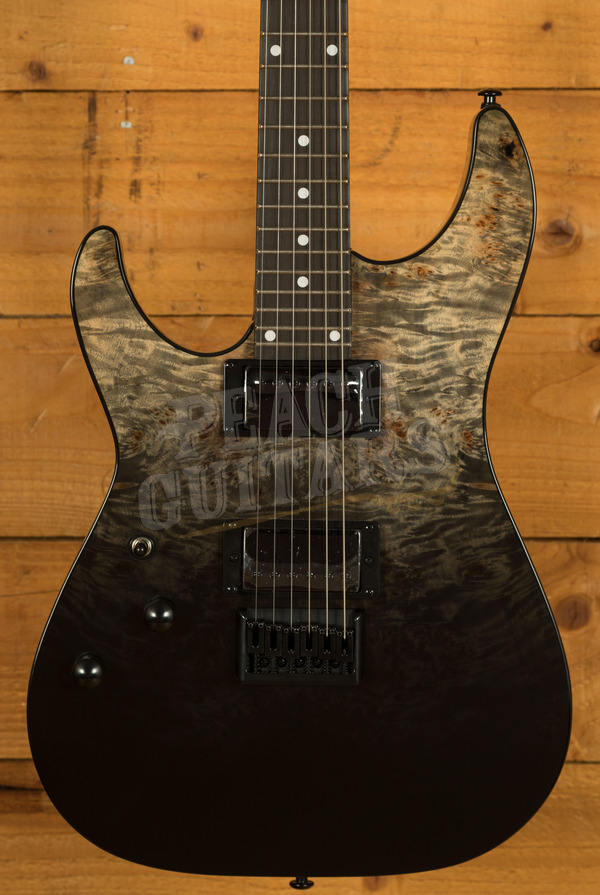 Schecter C-1 Standard | Black Fade Burst Burl *Left-Handed*
