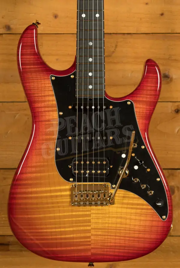 James Tyler Guitars | Studio Elite - Cherry Sunburst Flame Maple