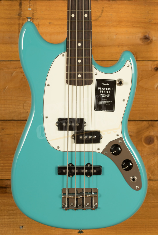 Fender Player II Mustang Bass PJ | Aquatone Blue