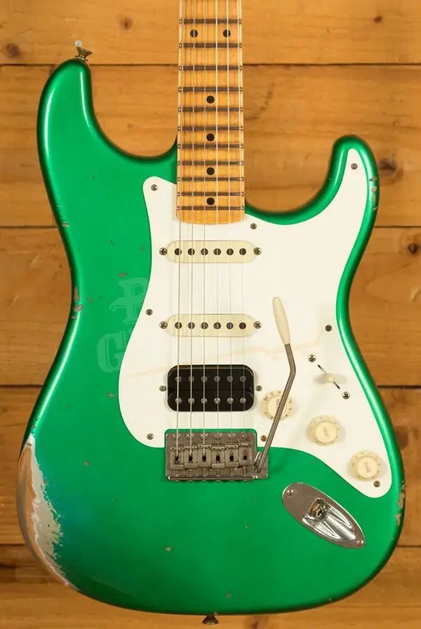 Fender Custom Shop 57 HSS Strat - Relic Candy Green