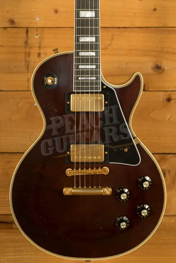 Gibson Custom Murphy Lab 1968 Les Paul Custom | Dark Walnut - Light Aged