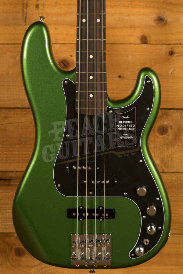 Fender Player II Modified Active Precision Bass Rosewood Harvest Green Metallic
