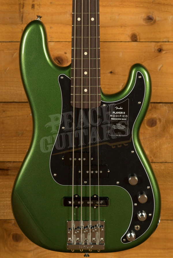 Fender Player II Modified Active Precision Bass - Rosewood - Harvest Green Metallic