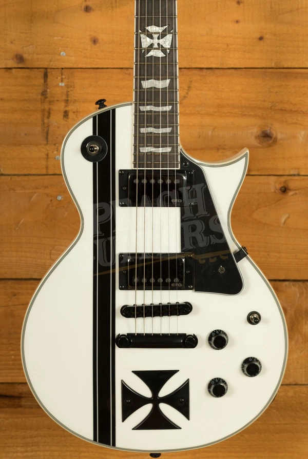 ESP LTD James Hetfield Iron Cross - Snow White