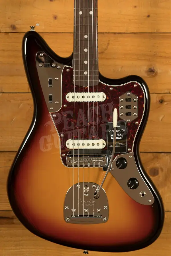 Fender Vintera III Mid '60s Jaguar - Rosewood - 3-Colour Sunburst