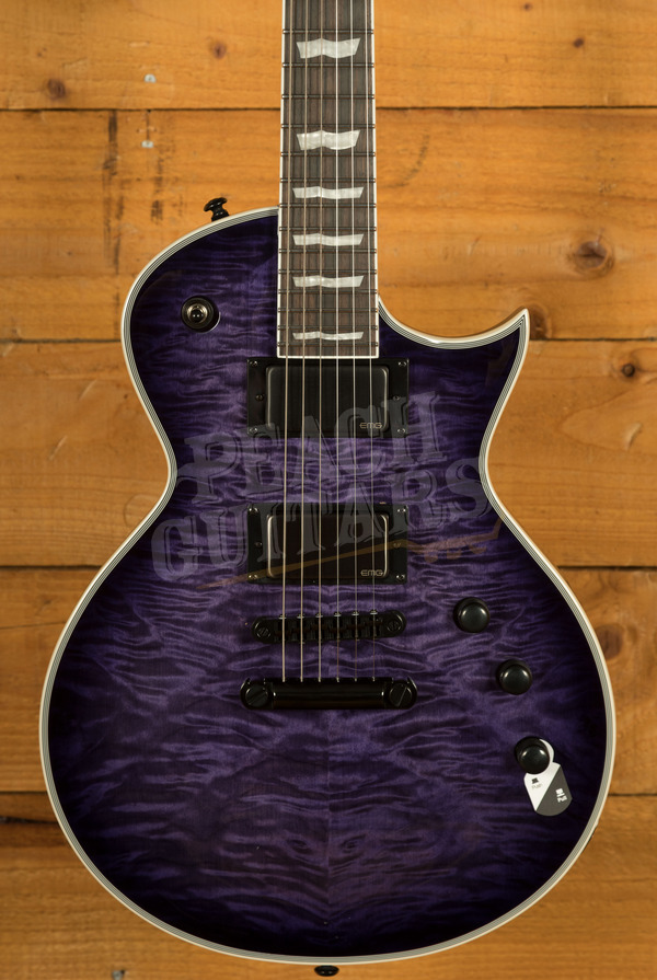 ESP LTD EC-1000 EMG - See Thru Purple Sunburst