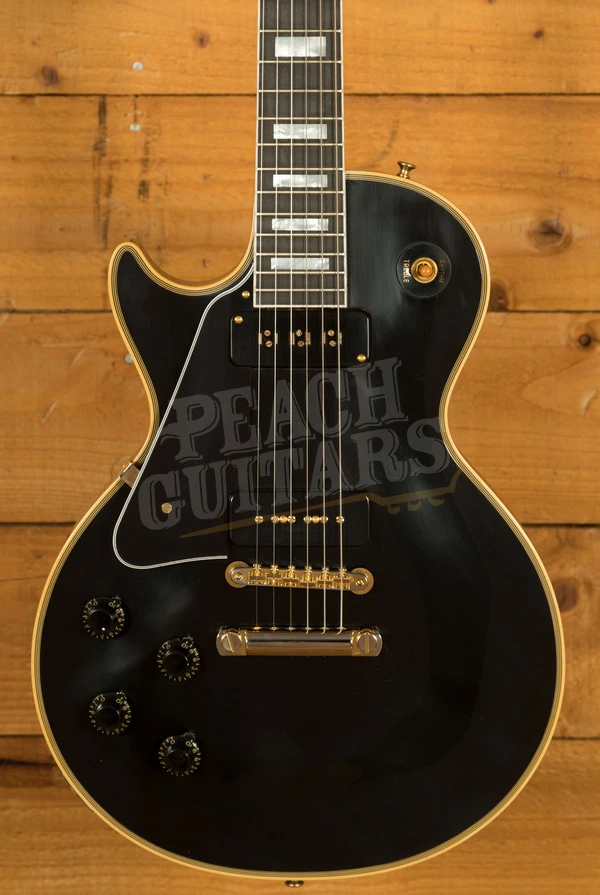 Gibson Custom 1954 Les Paul Custom Reissue | Ebony - VOS *Left-Handed*