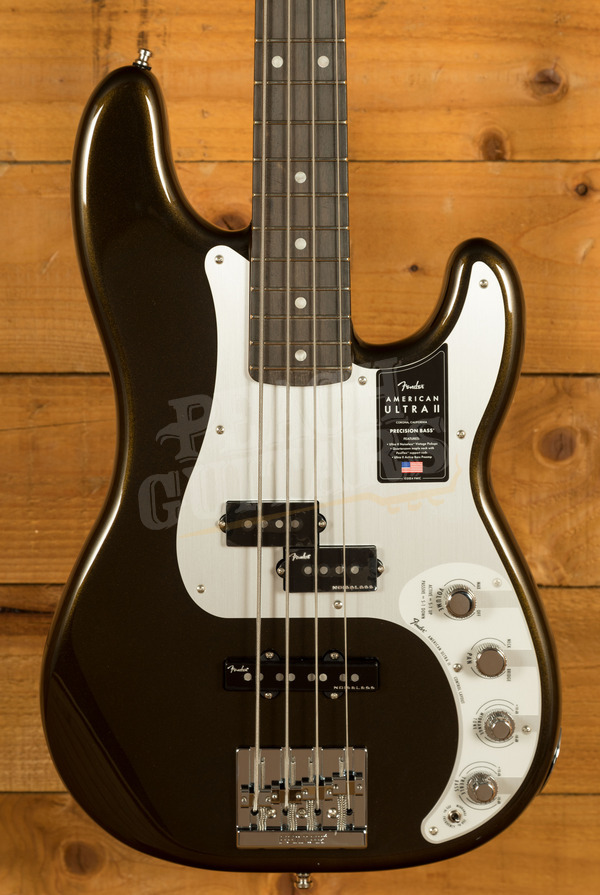 Fender American Ultra II Precision Bass | Texas Tea