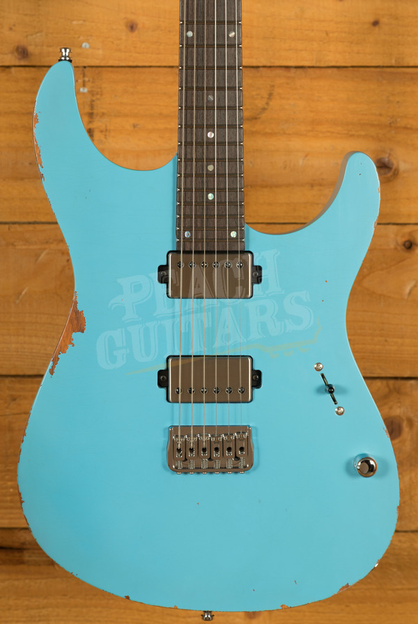 Mayones Aquila Aged S 6 | Monolith Daphne Blue Aged