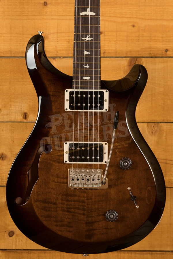 PRS S2 Custom 22 Semi Hollow - Burnt Amber Burst