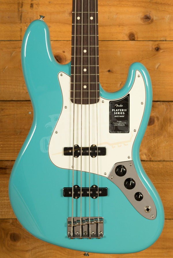 Fender Player II Jazz Bass Rosewood Aquatone Blue