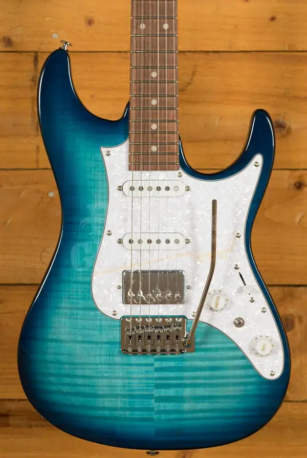 Ibanez AZ Standard | AZ22S1F - Transparent Turquiose Burst