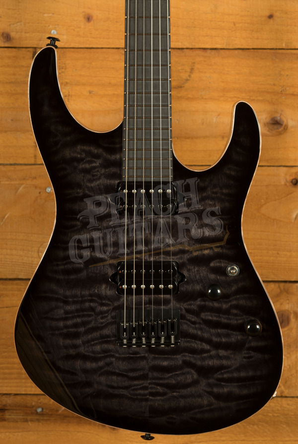 Suhr Custom Modern Handpicked | Trans Black Burst