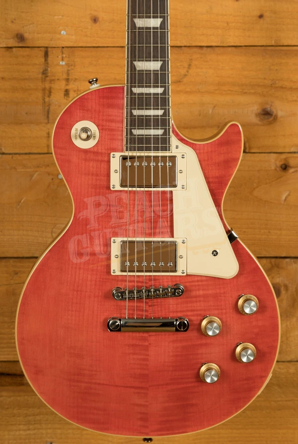 Epiphone Inspired by Gibson Les Paul Standard 60s Figured | Fucshia w/Gigbag