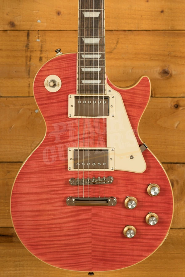 Epiphone Inspired by Gibson Les Paul Standard 60s Figured | Fucshia w/Gigbag