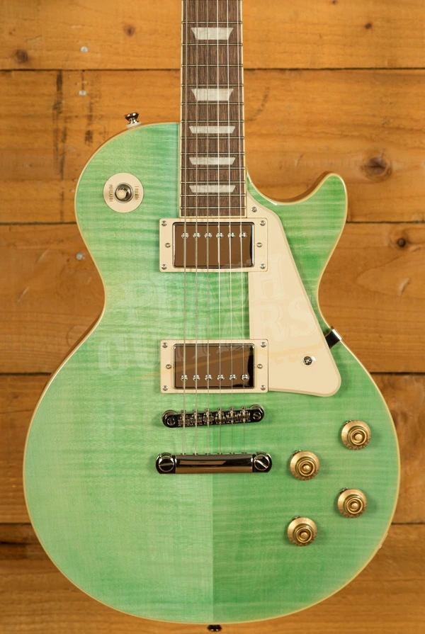 Epiphone Inspired by Gibson Les Paul Standard 50s Figured | Seafoam Green w/Gigbag