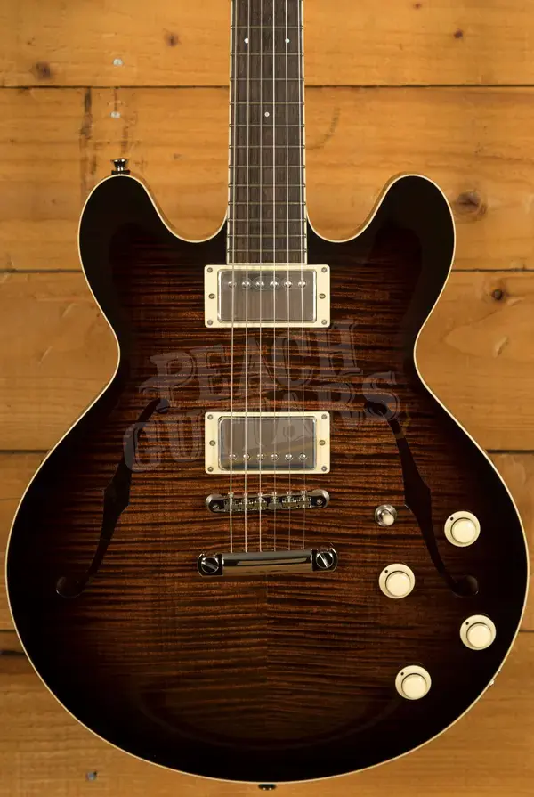 Collings I-35 Deluxe Semi-Hollow - Tiger Eye Sunburst (Premium Finish Upgrade)