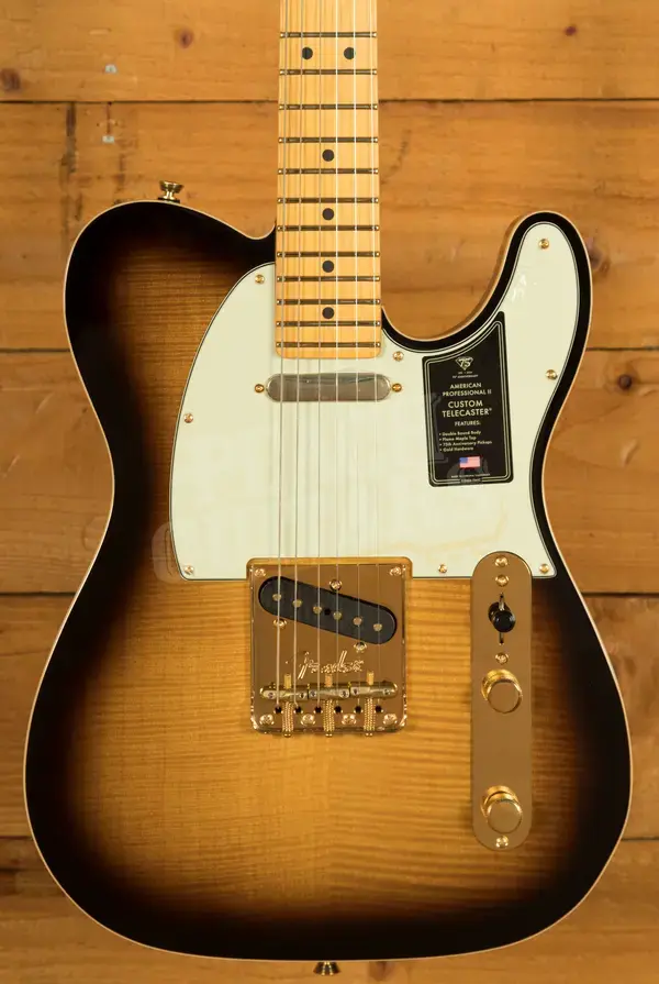 Fender 75th Anniversary American Professional II Custom Telecaster - Maple - 2-Colour Sunburst