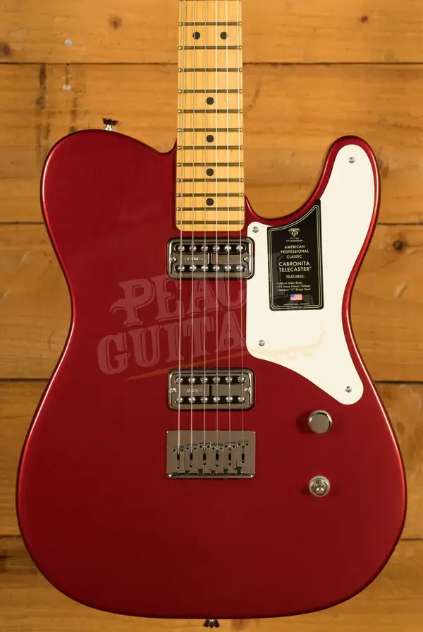 Fender 75th Anniversary American Professional Classic Cabronita Telecaster - Maple - Candy Apple Red