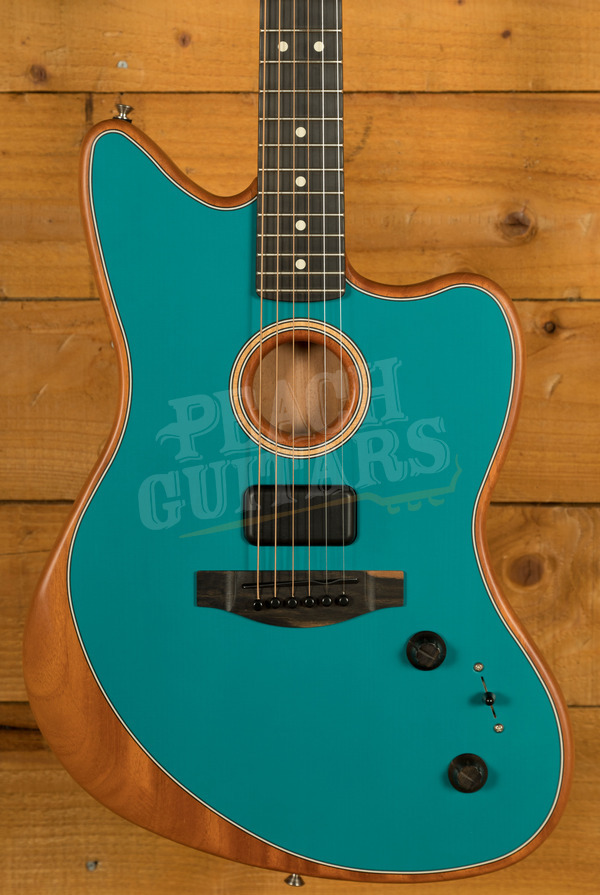 Fender American Acoustasonic Jazzmaster Ocean Turquoise Ebony *Used*