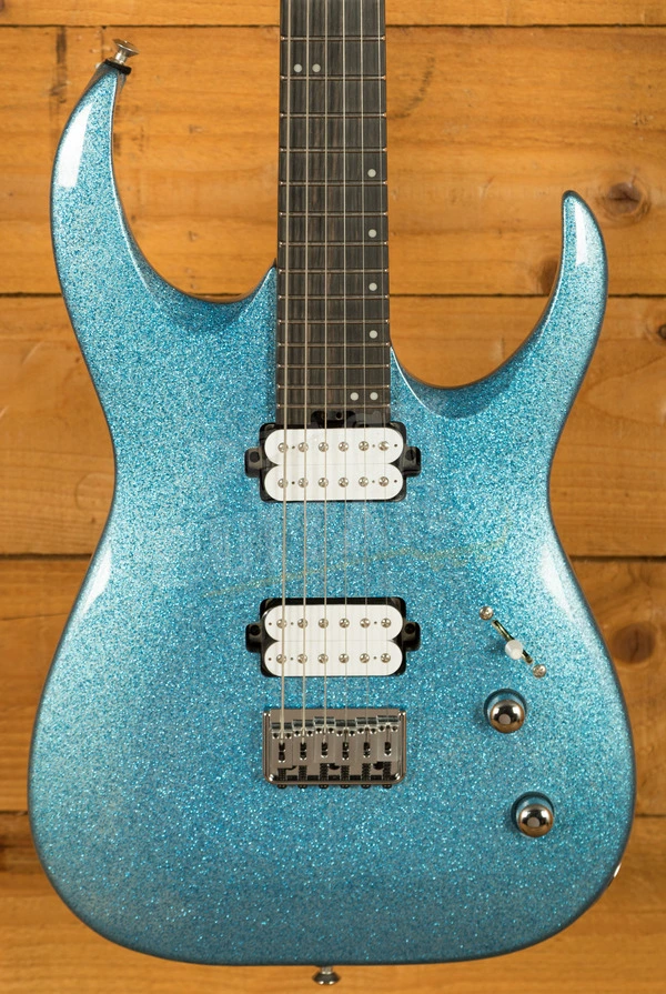 Jackson Pro Plus Series Signature Misha Mansoor Juggernaut HT6 Ebony Blue Sparkle