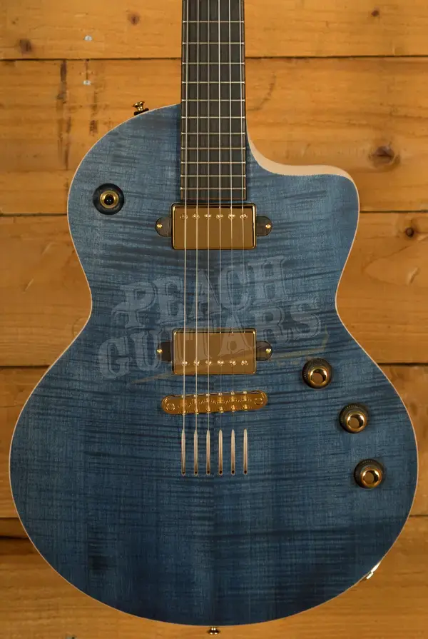 Lowden GL-10 Maple Top - Midnight Blue Stain - Lollar Imperial Humbuckers