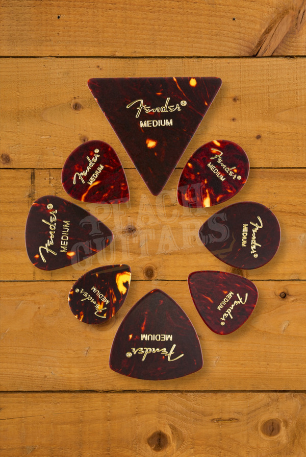 Fender Classic Celluloid Picks | Medium - 8-Pack