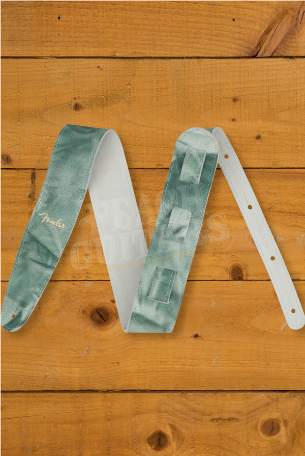 Fender Accessories | Tie Dye Leather Strap - Sage Green