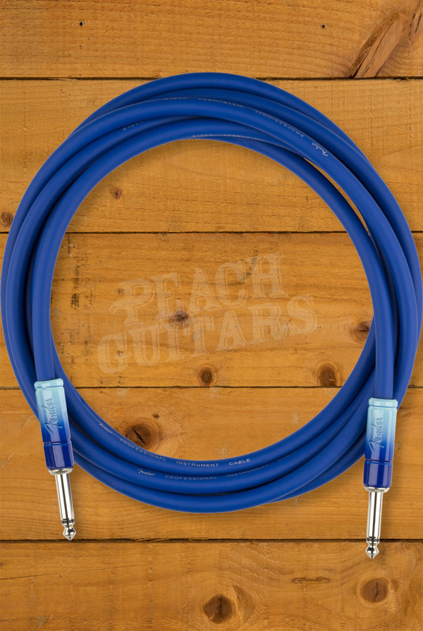 Fender Accessories | Ombré Instrument Cable - Straight/Straight - 10' - Belair Blue