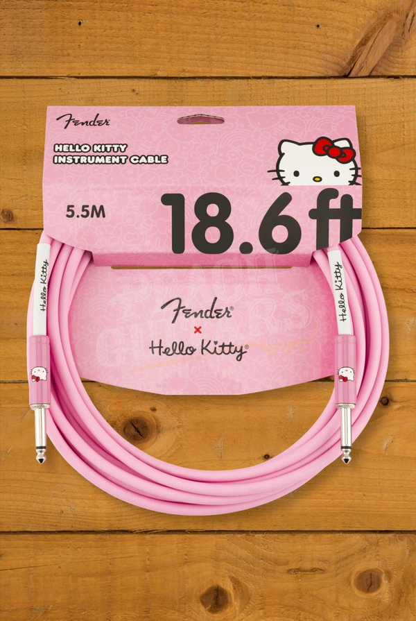 Fender x Hello Kitty 5.5m Instrument Cable - Pink