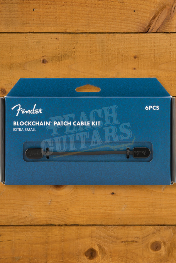 Fender Accessories | Blockchain Patch Cable Kit - Extra Small - Black