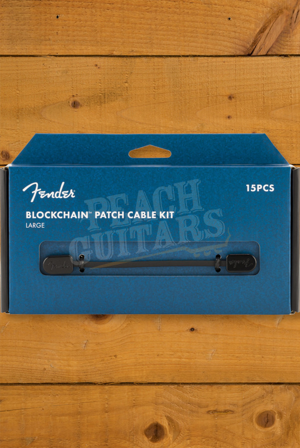 Fender Accessories | Blockchain Patch Cable Kit - Large - Black