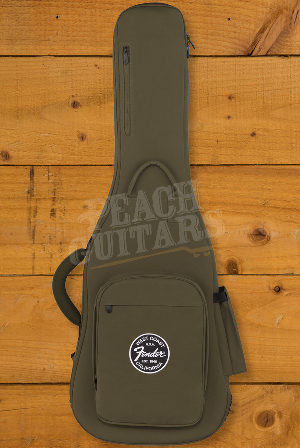 Fender Troubadour Gig Bag - Electric Guitar - Olive