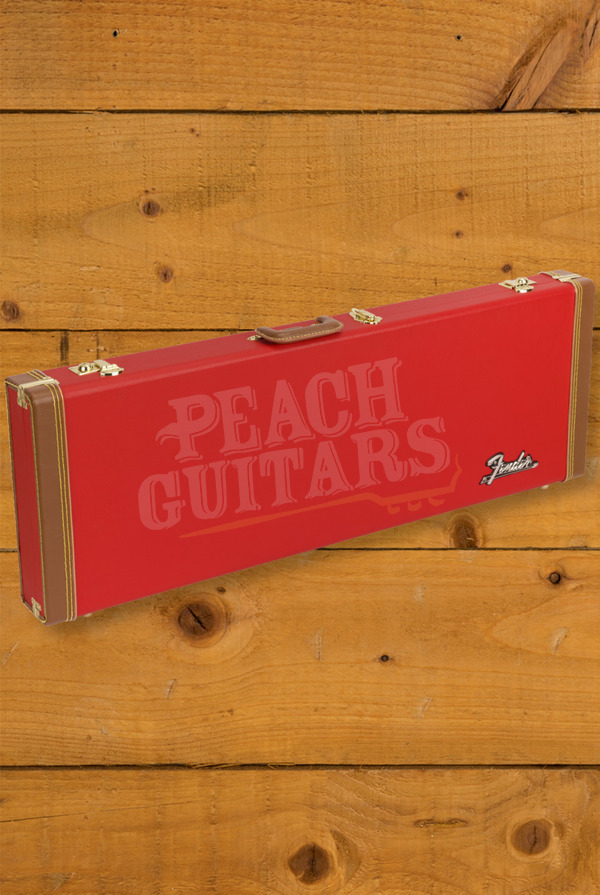 Fender Accessories | Classic Wood Case - Stratocaster/Telecaster - Fiesta Red