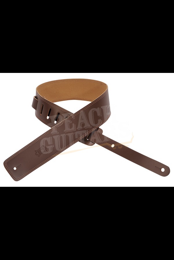 Levy's 2.5" Leather double stitch - Brown DM1-BRN
