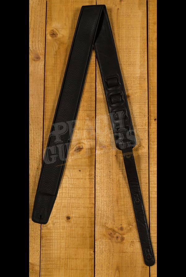 Peach Padded Leather Strap Black Large