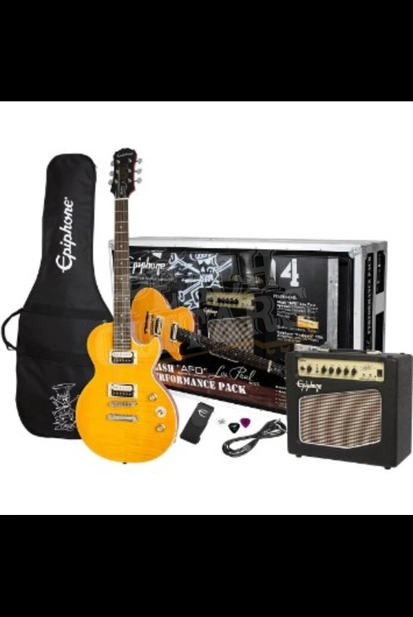 Epiphone Slash Collection | Slash Appetite Les Paul Special-II Performance Pack - Appetite Amber