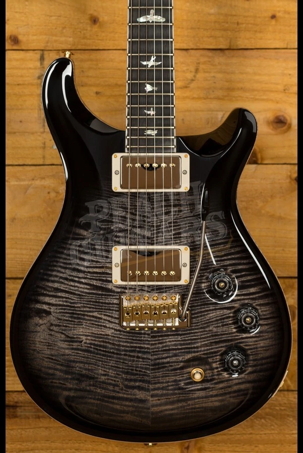 PRS DGT Charcoal Burst Flame Maple Neck 10 Top