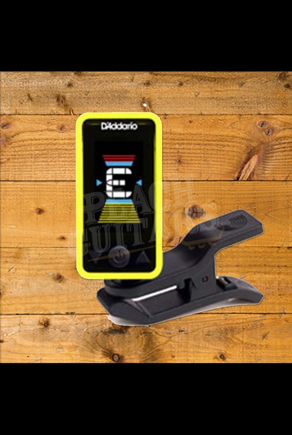 D'Addario Eclipse Tuner Yellow Peach Guitars