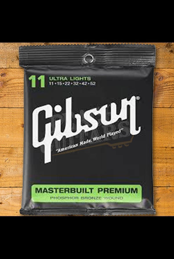 Gibson Masterbuilt Premium Phosphor Bronze 11.52 Strings