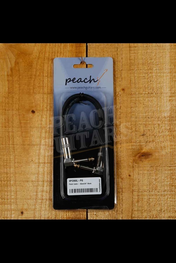 Peach Patch Cable - 60cm/24" Black
