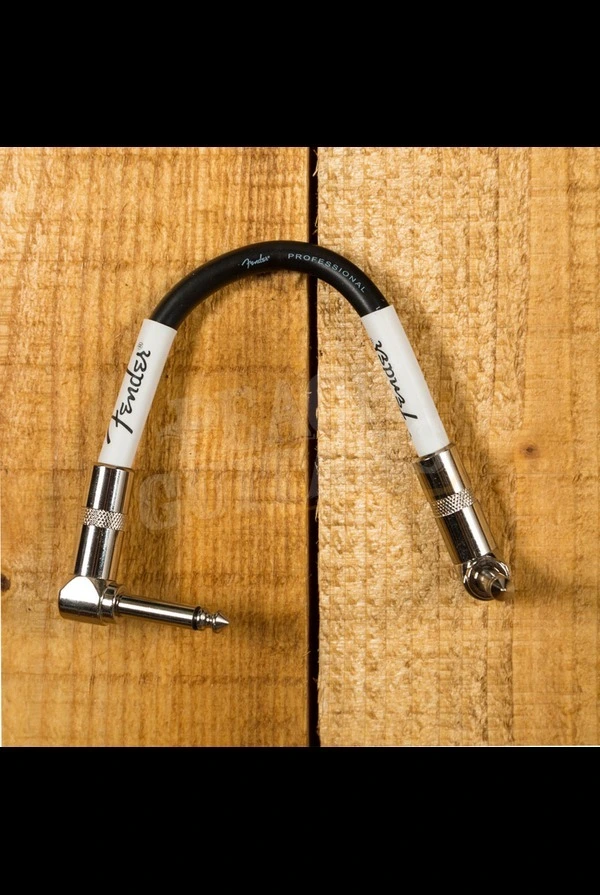 Fender Accessories | Performance Cable - Angle/Angle - 6" - Black