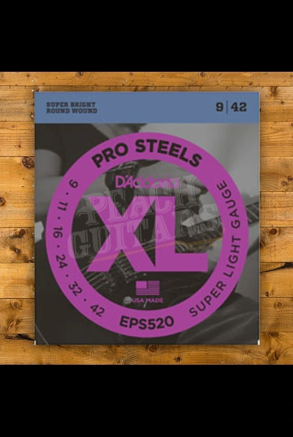 D'addario EPS520 Electric Guitar Strings