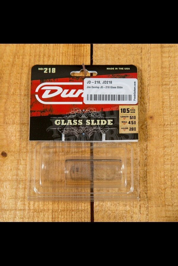 Jim Dunlop JD-218 Glass Slide Medium/Heavy Wall short