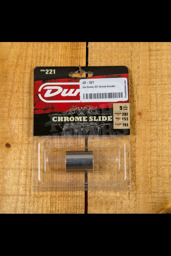 Jim Dunlop 221 Chrome Knuckle Slide - Medium thickness 