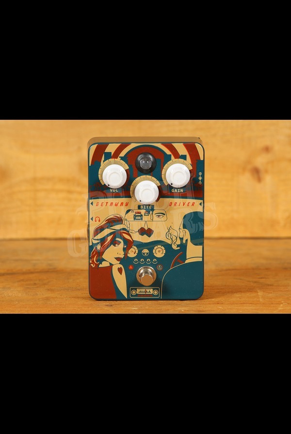 Orange Getaway Driver Drive Pedal - Peach Guitars