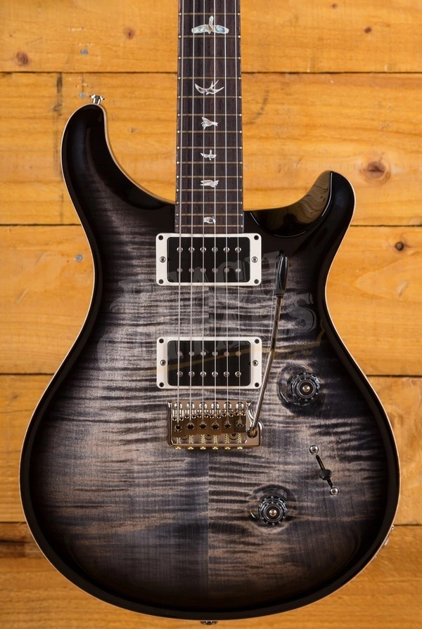 PRS Custom 24 Charcoal Burst Pattern Thin 2017